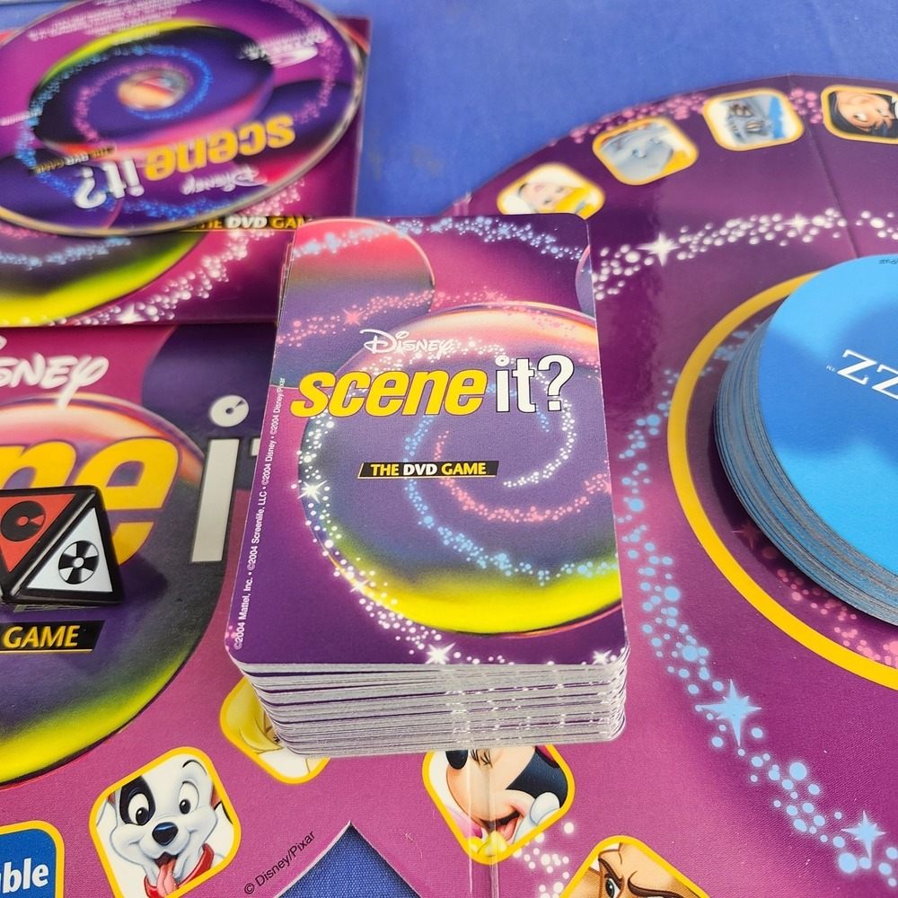 Disney Scene It? Family‎ Trivia Board Game DVD Original 1st Edition VGC - Picture 4 of 11